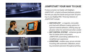 Impresora 3D Industrial Antinsky BigRep Pro de Gran Formato con Sistema de Material Abierto Compatible con Todos los Filamentos, Incluido PLA - Product Image 3