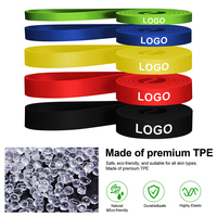 Bandas de Resistencia de TPE Coloridas Más Vendidas para Flexiones, Correr, Sprints, Entrenamiento de Fuerza, Personalizables