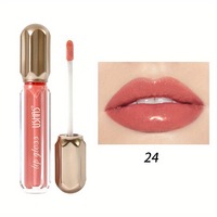 Brillo Labial Suave y Húmedo al Por Mayor, Lápiz Labial Duradero Tonos Rojos Vegano Hidratante Impermeable