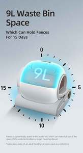 Inodoro inteligente para gatos mejor valorado, limpieza automática, caja de arena silenciosa para gatos, caja de arena Catit cerrada, buena arena para gatos - Product Image 5