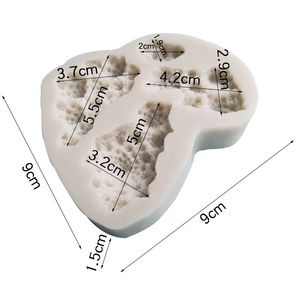 แม่พิมพ์ซิลิโคนรูปปะการังเครื่องมือทำขนมแบบทำมือสำหรับทำเค้กคุกกี้ช็อกโกแลตฟองดองมารีน - Product Image 5