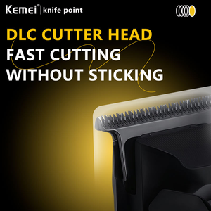 Cortadora <span class=keywords><strong>de</strong></span> <span class=keywords><strong>Pelo</strong></span> Profesional <span class=keywords><strong>Kemei</strong></span> Km-1859 con Cuchilla DLC, Corte Rápido, Bajo Ruido, Eléctrica, 8000 RPM, Alta Velocidad, Recortadora <span class=keywords><strong>de</strong></span> Barba para Hombre - Product Image 4