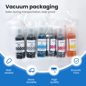 Tinta de Recarga a Granel Compatible con Canon <span class=keywords><strong>PIXMA</strong></span> G580 G680 G540 <span class=keywords><strong>G640</strong></span> G550 G650, a Base de Agua, en 6 Colores Premium, Modelos GI43 43 GI53 83 - Product Image 6