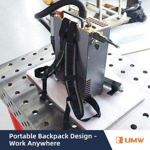 Machine de décapage de rouille au laser à refroidissement par air de 200 W, nettoyeur à impulsions portable pour le nettoyage des moules métalliques, des outils et des surfaces - Product Image 4