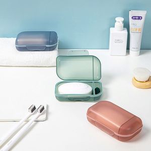 Hot Selling Case With Lid <b>Bar</b> Holder for <b>Shower</b> Bathroom and Kitchen Sinks Travel Soap Dish - Product Image 2