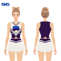Tenues de cheerleading OEM pour filles, ensemble de pratique pour jeunes, sublimation compétitive, soutien-gorge de sport, short, transferts et accessoires pour cheerleading