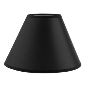 Costiero rustico minimalista illuminazione domestica interna paralume in PVC in tessuto nero lampada da tavolo per comodino lampada da pavimento cono asiatico - Product Image 4