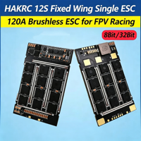 ESC Brushless à courant élevé HAKRC 2195 8Bit 4295 32Bit 120A pour drone FPV, aile fixe, multirotor