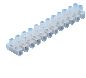 12 ways PA PP PE terminal strip plastic wire connector 3A 6A 10A hight quality H,U(W) Terminal block for low voltage equipment