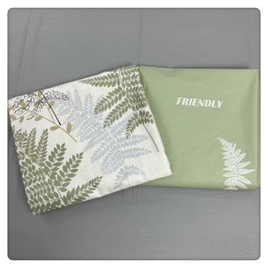 Funda de Edredón Plana Estampada Reactiva 100% Poliéster, No Desechable, con Funda de Almohada, Admite Patrones de Tela Personalizados. - Product Image 4
