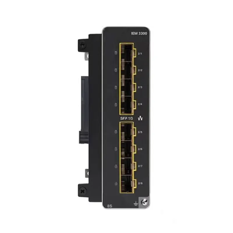 IE-3300-8P2S-E IE3300 Rugged Series With 8 GE PoE+ And 2 GE SFP Modular Network Essentials Switch