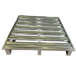 Fabriek Groothandel Hoge Laadcapaciteit <span class=keywords><strong>Transport</strong></span> Logistiek Lading Opslag Metalen Stalen Pallet Voor <span class=keywords><strong>Transport</strong></span> - Product Image 1