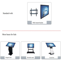 Touchwo 43 ''55'' 55 pulgadas 65 "Windows Android Classroom Pantalla multitáctil Monitor interactivo Panel táctil de pared Led Pizarra blanca