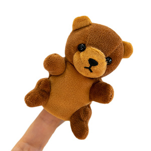 Títeres <span class=keywords><strong>de</strong></span> Mano <span class=keywords><strong>de</strong></span> Osito <span class=keywords><strong>de</strong></span> Peluche Personalizados, Lindos y Suaves, Juguetes <span class=keywords><strong>de</strong></span> Peluche al por Mayor, Títeres <span class=keywords><strong>de</strong></span> Dedo <span class=keywords><strong>de</strong></span> <span class=keywords><strong>Animales</strong></span> para Niños - Product Image 1