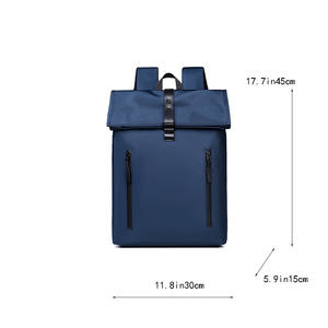 Custom Arrival <b>Roll</b>-<b>up</b> Laptop <b>Backpack</b> Men Business Casual Schoolbag Outdoor Waterproof Travelling Student Mochilaba - Product Image 4