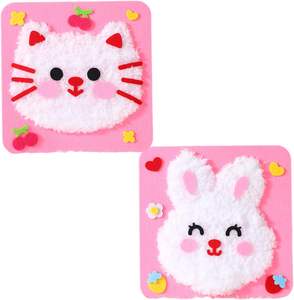 <span class=keywords><strong>Kit</strong></span> de Muñecas de Bordado DIY, <span class=keywords><strong>Kit</strong></span> de <span class=keywords><strong>Costura</strong></span> de Animales, Manualidades Creativas de Dibujos Animados con Pegatinas - Product Image 1