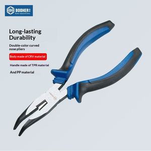 คีมปากงอ Booher Baohe Tools แบบสองสี ผลิตจากเหล็ก CrV ขนาด 6-8 นิ้ว คุณภาพระดับอุตสาหกรรม สำหรับช่างไฟฟ้า น้ำหนัก 0.5 กก. รับประกัน 3 เดือน - Product Image 2