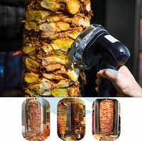 Rechargeable Électrique Kebab Trancheuse Sans Fil Doner Couteau Shawarma Cutter Automatique De Poche BBQ Rôti Viande Machine De Découpe