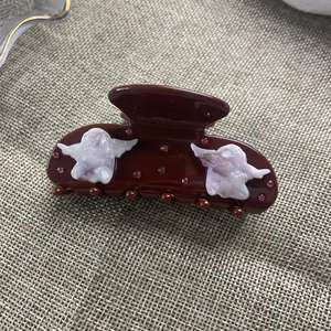 Pinza de Pelo de Acetato con Pedrería para Mujer, Accesorio para el Cabello para Bodas y Fiestas - Product Image 5