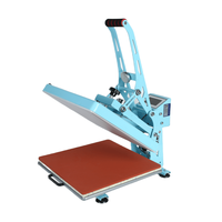 Máquina de Prensa Térmica Magnética Semi-Automática 38x38cm de Alta Pressão para Sublimação e Hot Stamping para Impressão em Camisetas