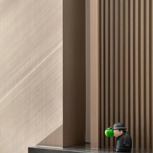 Revêtements muraux intérieurs décoratifs en PVC, lambris, panneaux muraux en bois, lambris en bois WPC, panneaux muraux rainurés - Product Image 1