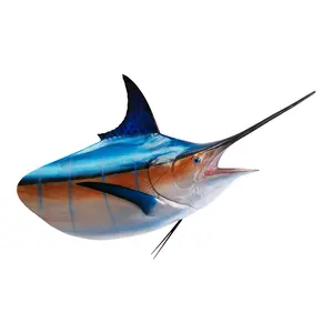 Taxidermy Gắn Trò Chơi Cá Xanh Marlin Đầu Núi Trang Chủ Nghệ Thuật Tính Năng Wall Panels Trang Trí Hải Sản Nhà Hàng Decor