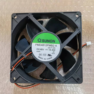 Suron 12V 24V DC48V 120X120X38Mm 12038 12CM 14.4W Quạt Làm Mát PMD4812PMB2-A Vòng Bi Đôi Thể Tích Không Khí Cao 3 Dây Chính Hãng - Product Image 1