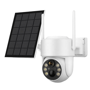 4MP Solar Powered PTZ Outdoor Colorful Night Vision <strong>Camera</strong> Full HD 8000mAh Battery <strong>PIR</strong> Motion Detection CMOS <strong>Sensor</strong> 4G SIM Card - Product Image 4