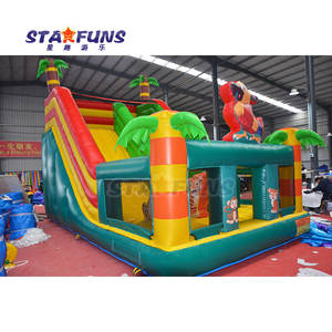 Glissière sèche gonflable d'<span class=keywords><strong>animal</strong></span> de thème de jungle commerciale glissière gonflable de château sautant en PVC d'enfants extérieurs pour des enfants et des adultes - Product Image 3