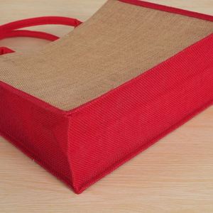 Bolsas de Yute Personalizadas para Compras, Bolsa de Arpillera de Gran Capacidad con Logotipo - Product Image 3