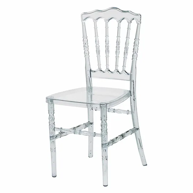 เก้าอี้พลาสติกสีใสสำหรับงานแต่งงานเก้าอี้ทิฟฟานี่
