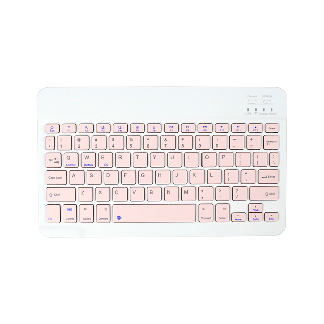2.4GHz Rechargeable Wireless Keyboard Ultra-Thin Portable Wireless Keyboard for PC Desktop Computer Notebook