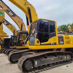 Excavatrice Komatsu PC220-8 d'occasion, 22 tonnes, chenilles, avec 20 tonnes PC200 et PC240, composants clés : moteur, boîte de vitesses, pompe - Product Image 1
