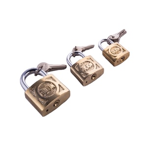 Candado de Hierro Sólido Samhoo de Alta Calidad de 30 40 50 60 70 mm, Candado de Seguridad Superior con Llave, Desbloqueo con Logotipo Personalizado, Antirrobo - Product Image 3