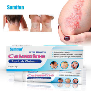 Vente en gros de crème d'argent à base de plantes pour le psoriasis, pommade topique pour les démangeaisons, 20g, pommade de soin à base de plantes calamine - Product Image 1