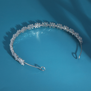 Serre-tête de luxe pour mariage, diadème de mariée, couronne de princesse, diadème de concours, couronne de Quinceañera, accessoires de banquet en zirconium - Product Image 5