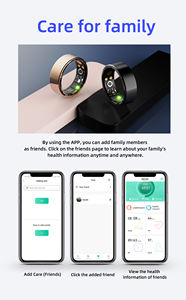 Anillo Inteligente de Acero Inoxidable de <span class=keywords><strong>Alta</strong></span> Calidad con Monitor de Frecuencia Cardíaca, Presión Arterial y Oxígeno en Sangre, Resistente al Agua 5ATM - Product Image 6