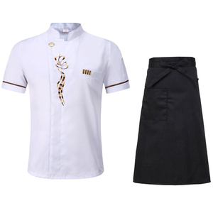 Uniforme de Chef para Cocina, Restaurante, Hotel, Ropa de Trabajo para Chef de Repostería, Sushi, Uniforme de Cocina para Hombres y Mujeres, <span class=keywords><strong>Delantal</strong></span> de Servicio de Alimentos - Product Image 5