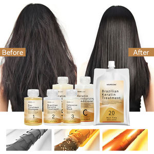 Kit Profesional de Salón con Tratamiento de Queratina Brasileña para Alisar <span class=keywords><strong>y</strong></span> Relajar el Cabello - Product Image 2