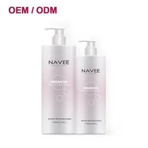 OEM saç organik şampuan kremi hidrat ve besler saç erkekler kadınlar için şampuan ve saç kremi Set habeş yağı