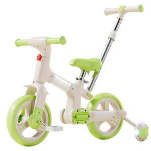 High Quality Kids Ride-on Tricycle 4-in-1 <strong>Stroller</strong> Factory Sale Folding Baby <strong>Trike</strong> with Push Handle for Children - Product Image 1