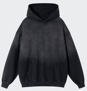 Custom Logo INS Style <b>Padded</b> Heavyweight Knitted Fabric Hoodies Solid Color Plain <b>Running</b> Wear for Men New Plus Size T-Shirts - Product Image 2