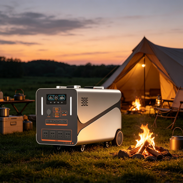 1300W-3500W Outdoor Solar Panel Mobile Supply 220V Large Capacity MPPT Controller Self-Driving Tour Night Market Stall Camping