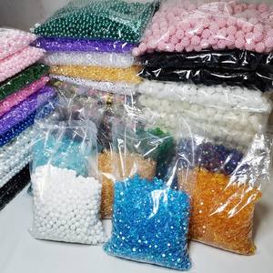 Perline Ingrosso in Plastica Acrilica 500g/Busta 6mm 8mm 10mm Perline Sfaccettate Trasparenti Cristalli Acrilici Pendenti per Creazione Borse - Product Image 4