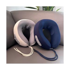 ZMIND-almohada en forma de u para cuello, cojín de masaje con <span class=keywords><strong>motor</strong></span> de vibración, venta al por mayor - Product Image 6