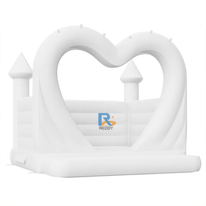 Thiết kế mới Tùy chỉnh hình trái tim <span class=keywords><strong>Inflatable</strong></span> Trắng nhà bị trả lại PVC <span class=keywords><strong>Inflatable</strong></span> trắng lâu đài cho đám cưới <span class=keywords><strong>Inflatable</strong></span> nhảy lâu đài - Product Image 3