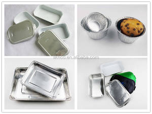 Conteneur en aluminium pour l'aviation, qualité alimentaire, résistant à la chaleur, boîte en aluminium jetable pour la restauration en vol - Product Image 6