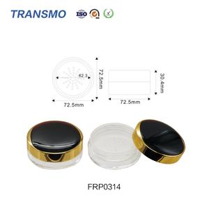 Wholesale Small Powder Box Plastic 4 Inlay Powder Box Customized logo Chuck <b>Blush</b> Container Packaging Boxes Powder - Product Image 2