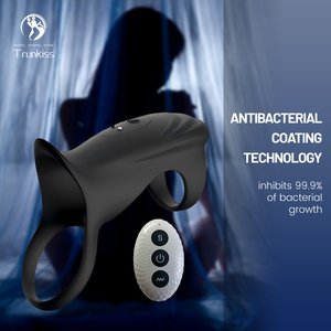 Männlicher elektrischer Sperma-Sicherungs ring Erwachsene Produkte Sexspielzeug Drahtlose Fernbedienung oder App-Steuerung Sperma-Sicherungs ring - Product Image 2