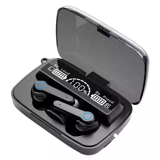 High Quality M19 TWS BT Earbud Waterproof Led Display Sport Music Headset Mini True Wireless Earbuds With Charging Box